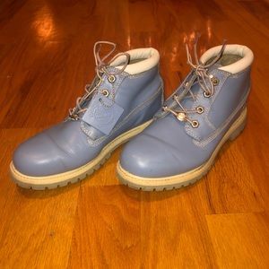 New Women’s Timberland Waterproof Boot Blue Boot 9